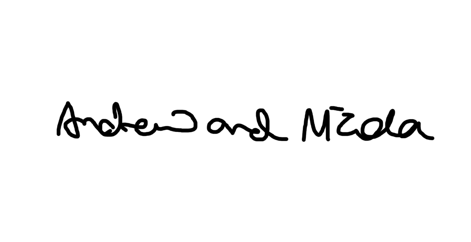 Andrew and Nicola Forrest signature